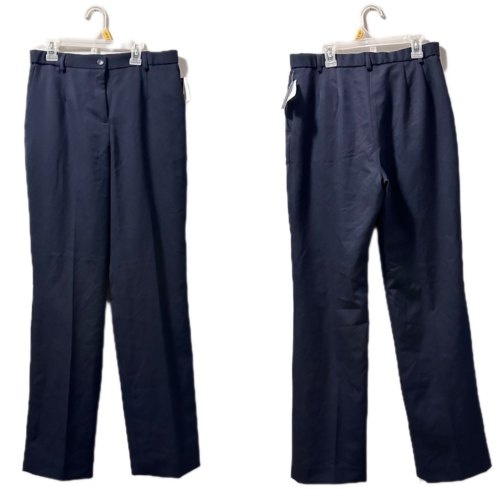 Classic Women's Straight-Leg Dress Pants - Navy